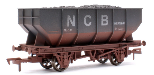 Dapol 21t Hopper NCB 140 Weathered DA4F-034-125 OO Gauge