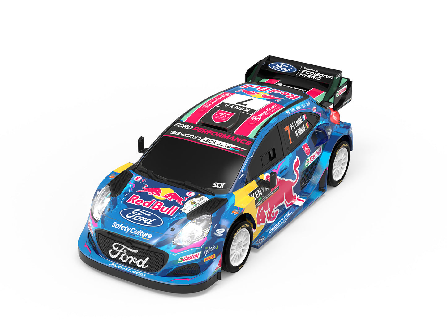 SCX Compact Ford Puma WRC Loubet 1:43 Slot Car