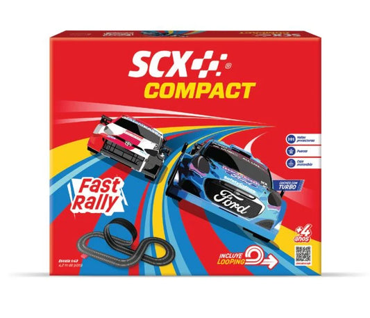 SCX Compact 1:43 Fast Rally 4.2m Race Set SCXC10583 1:43