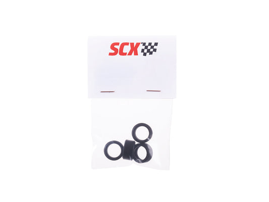SCX Tyre Set (4) No.10 19mm Diameter x 11.6mm SCXU10497 1:32