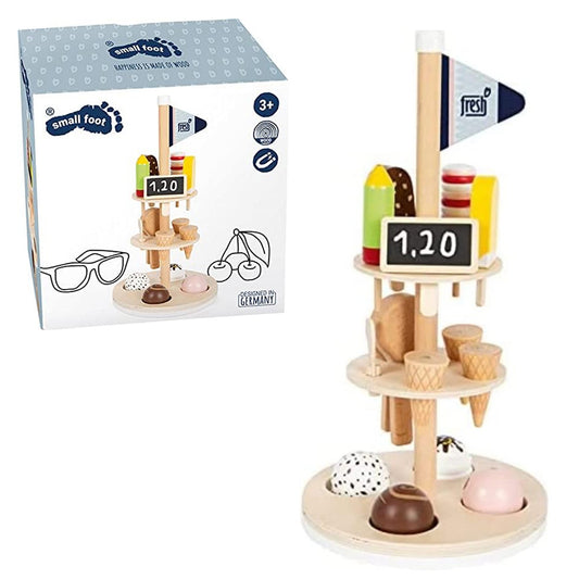 Small Foot Ice Cream Stand Wooden Toy Age 3+