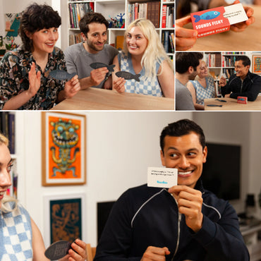 Sounds Fishy - Family Trivia Card Game - 4-10 Players Age 10+ Big Potato Games