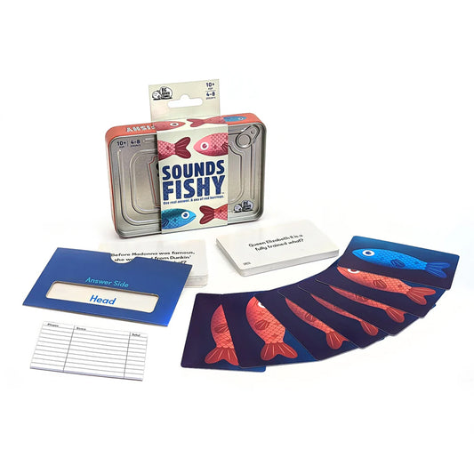 Sounds Fishy Mini - Trivia Travel Game Age 10+