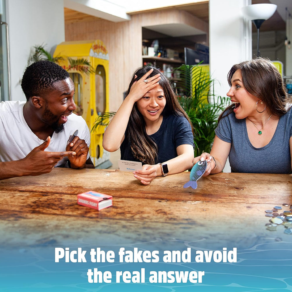 Sounds Fishy Mini - Trivia Travel Game Age 10+