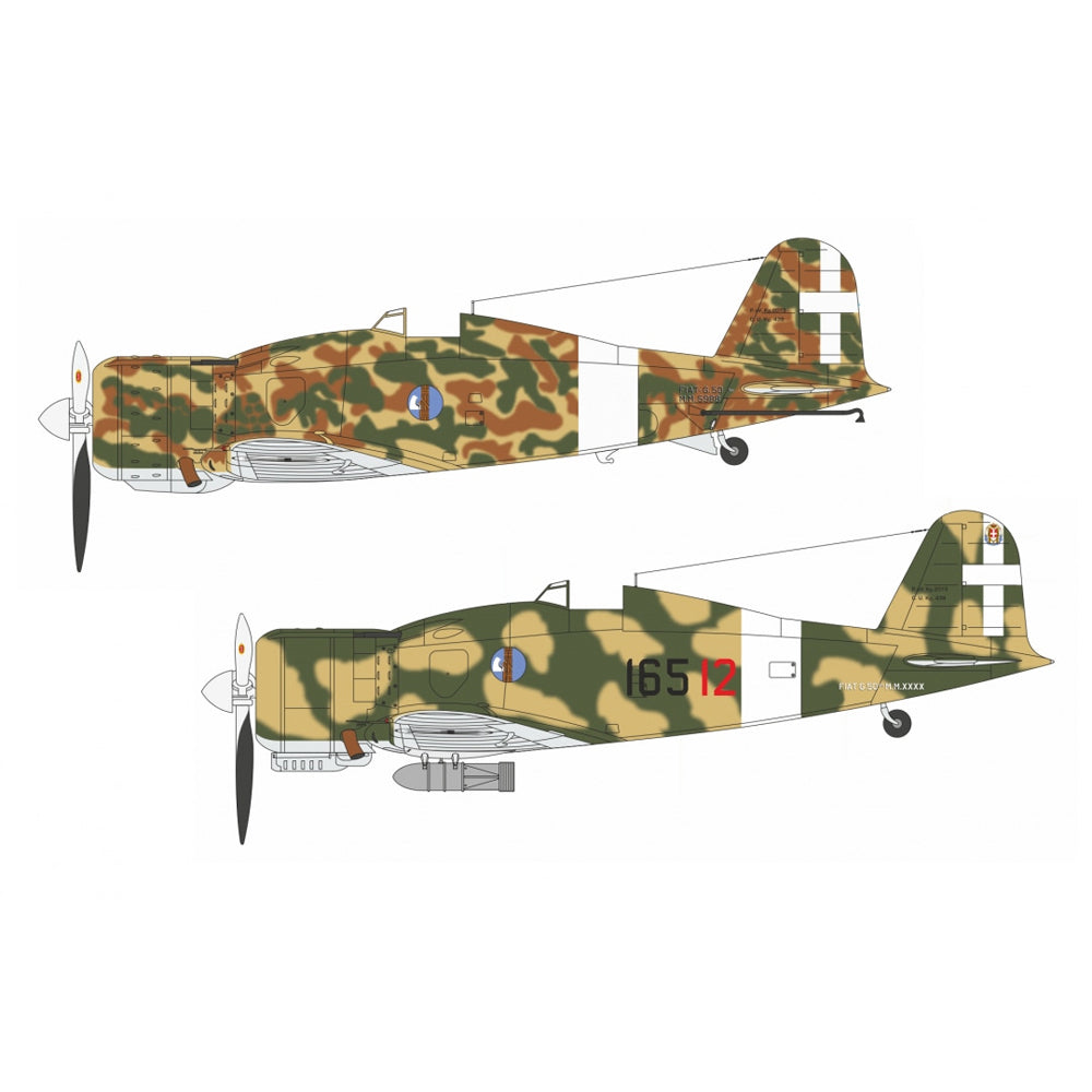 Special Hobby 32089 Fiat G.50bis/G.50bis/N Navy Fighter & Bomber 1:32 Model Kit