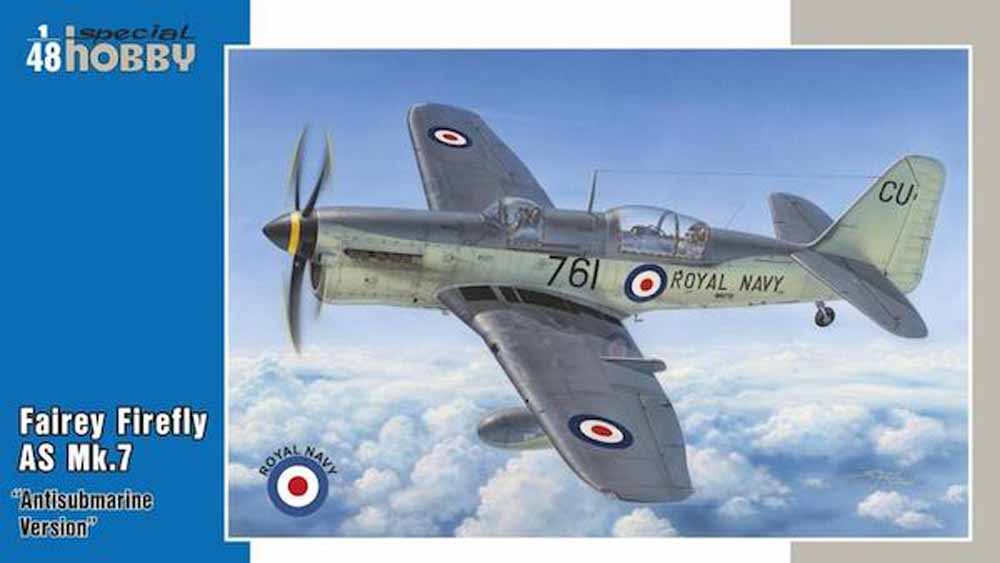 Special Hobby 48130 Fairey Firefly AS Mk.7 Antisubmarine version 1:48 Model Kit