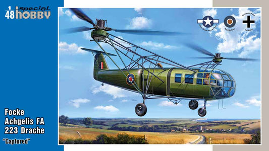 Special Hobby 48201 Focke Achgelis FA 223 Drache Captured 1:48 Model Kit
