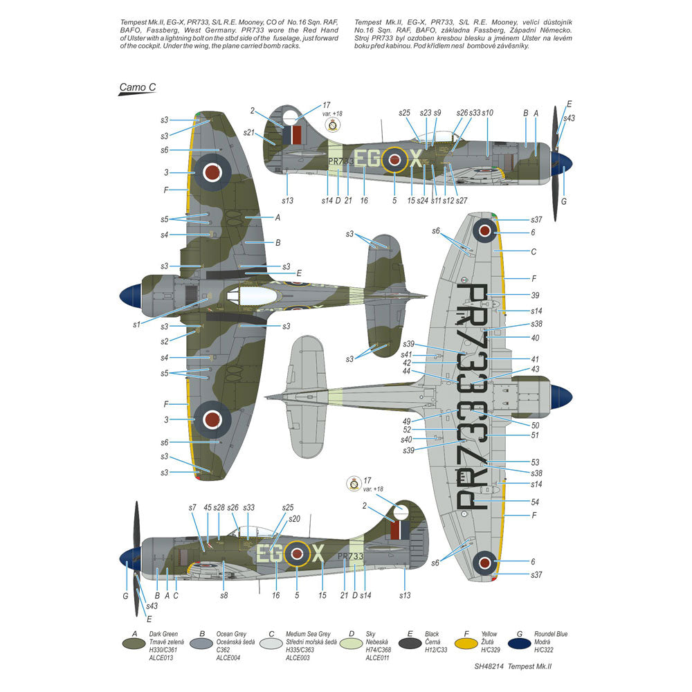 Special Hobby 48214 Hawker Tempest Mk.II High-Tech 1:48 Plastic Model Kit
