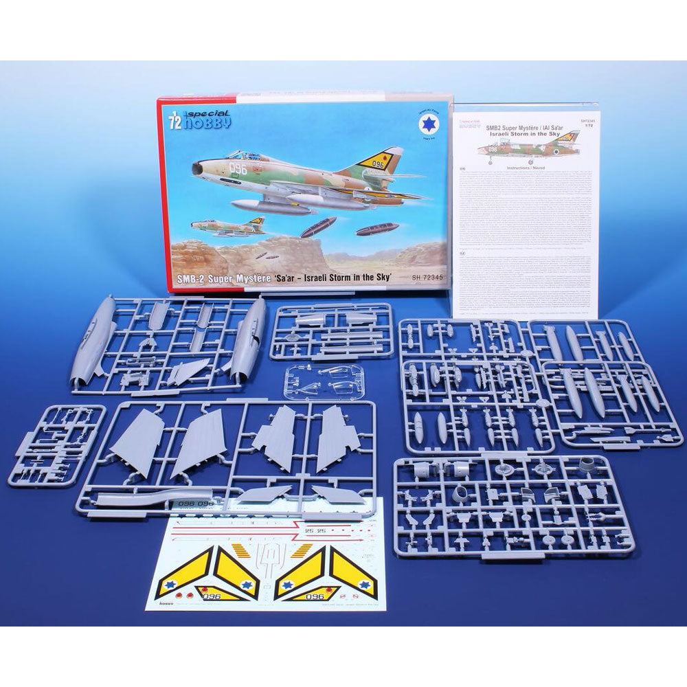 Special Hobby 72345 SMB-2 Super Mystère 'Sa’ar 1:72 Plastic Model Aircraft Kit