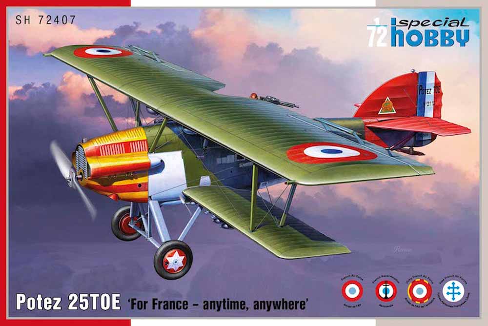 Special Hobby 72407 Potez 25 TOE 1:72 Aircraft Model Kit