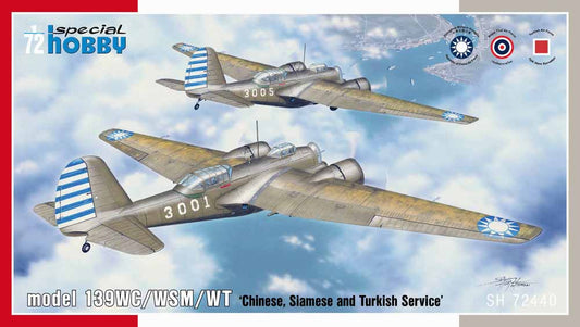 Special Hobby 72440 Model 139WC/WSM/WT 1:72 Model Kit