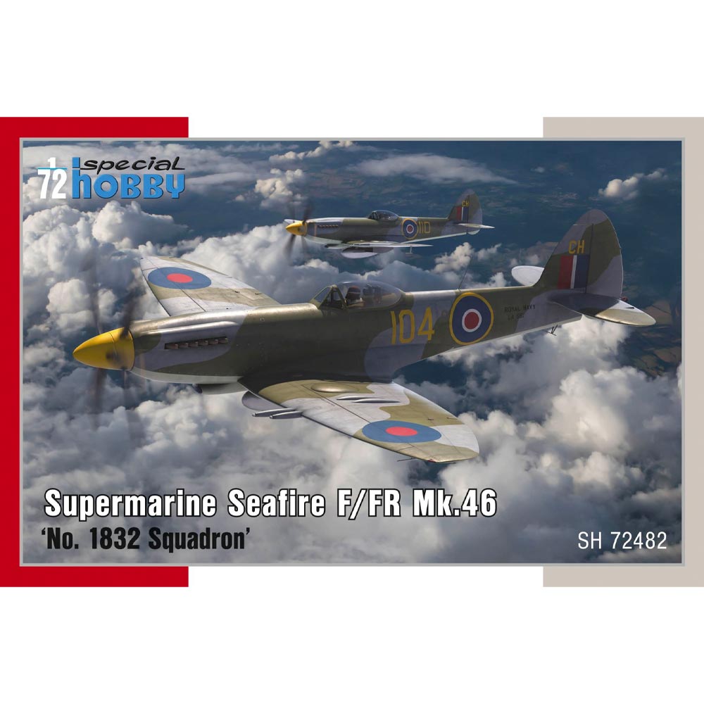 Special Hobby 72482 Supermarine Seafire F/FR Mk.46 1832 Sdn. 1:72 Model Kit