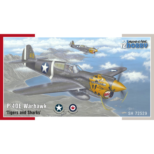 Special Hobby 72529 Curtiss P-40E Warhawk 'Tigers & Sharks' 1:72 Model Kit