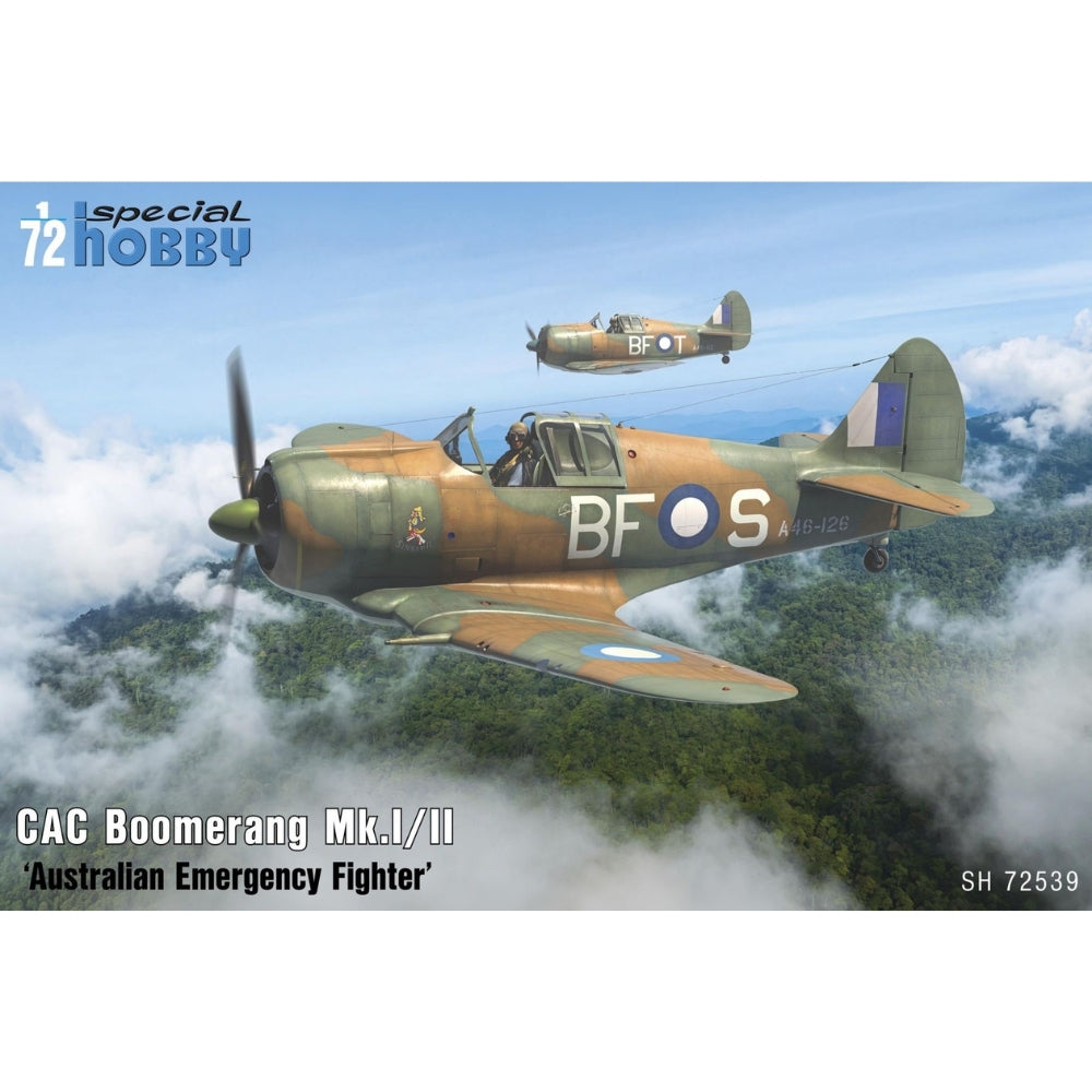 Special Hobby CAC CA.13 Boomerang 'Australian Emergency Fighter' 1:72 Model Kit