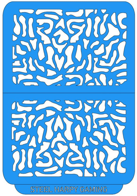 Steel Harpy Flexible Airbrush Paint Stencil - Military Camo - Medium - Style 3