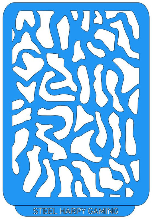 Steel Harpy Flexible Airbrush Paint Stencil - Military Camo - Extra Large