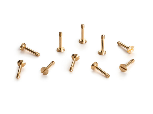 Slot It Metric Screw M2 x 11mm Brass Large Head (10) SICH129 1:32