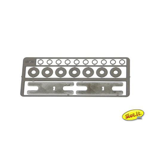 SLOT.IT Set Of Spacers For Hubs And Bushings 0.60mm Thick SIPA52