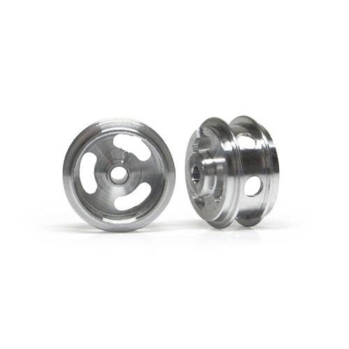 SLOT.IT Al 15.8x8.2x1.5mm Wheels M2 Grub Dbl Shoulder Holed 1g x2 SIW15808215AH