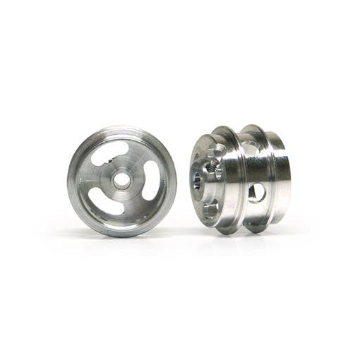 SLOT.IT Al 15.8x10x1.5mm Wheels M2Grub Dbl Shoulder Holed 1.2g(2) SIW15810215AH