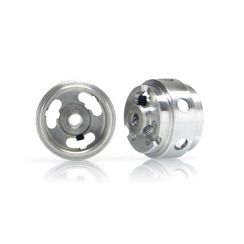 SLOT.IT Mg 15 x 10 Short Hub Hollow Wheels M2 Grub Silver 0.9g (2) SIW15810215M