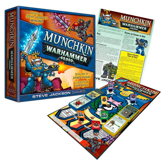 Munchkin Warhammer 40,000 Board Game - Steve Jackson Games - 3-6 Players