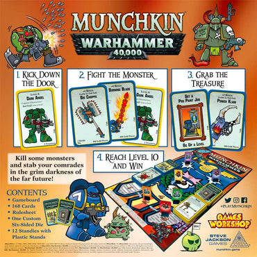 Munchkin Warhammer 40,000 Board Game - Steve Jackson Games - 3-6 Players