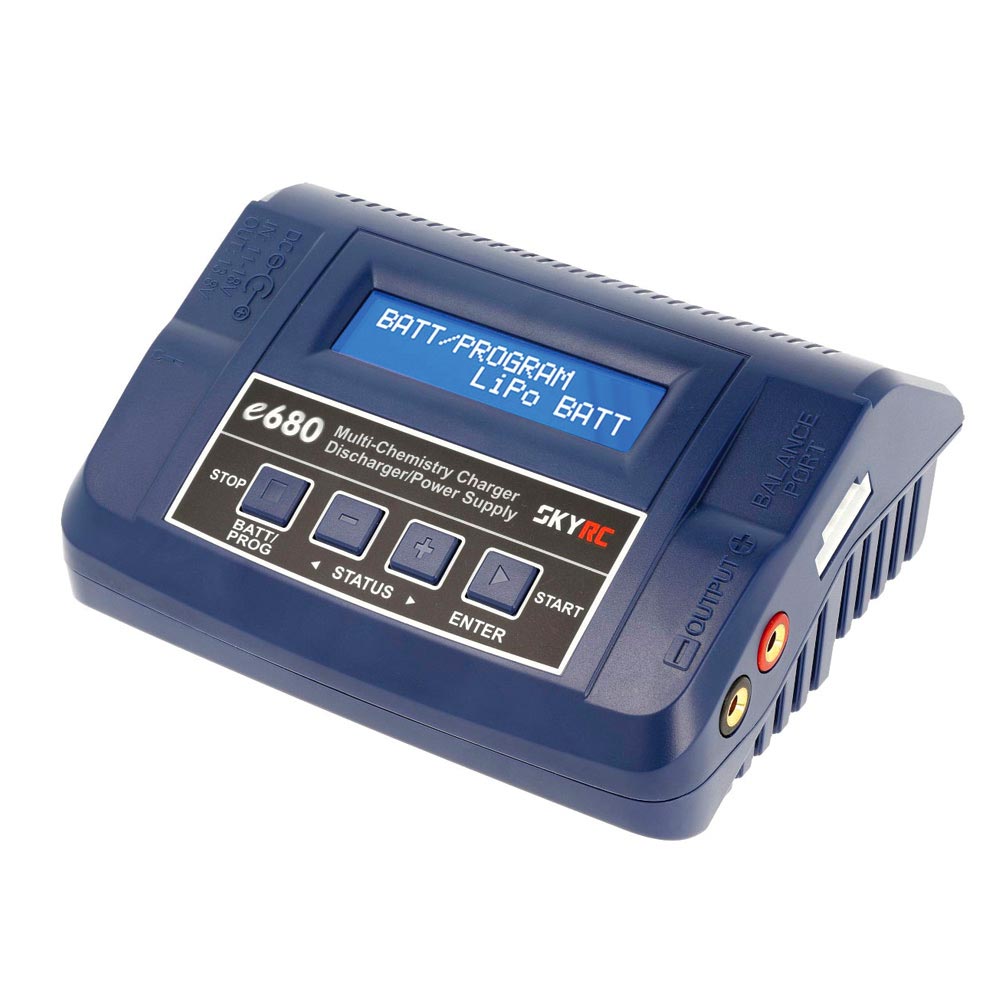 SkyRC E680 AC/DC 80W Universal RC Car/Drone/Boat/Plane Battery Charger