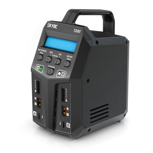 Sky RC T200 AC/DC 12A Dual RC Battery Balance Charger Cars/Boats/Planes/Drones