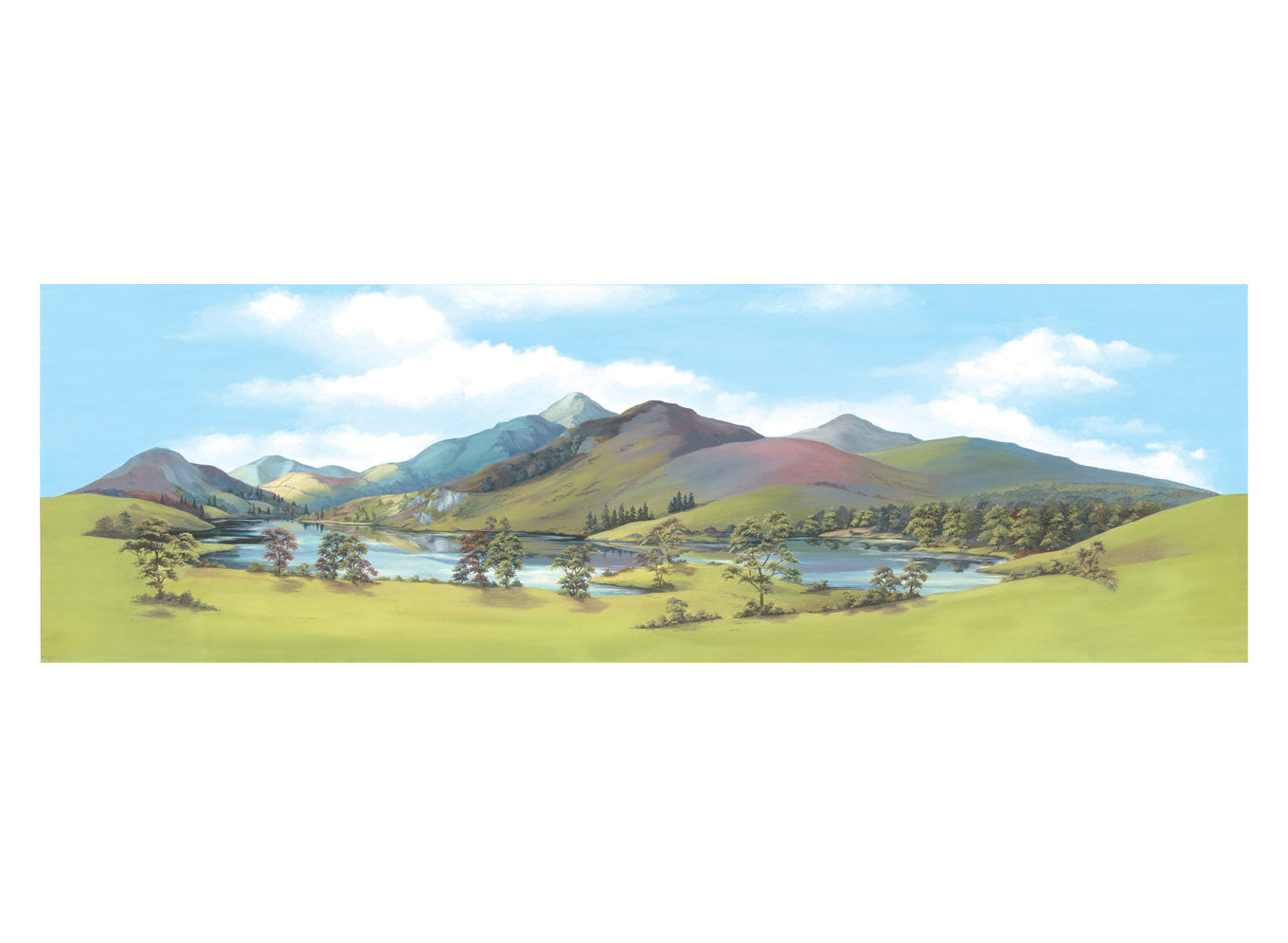 PECO SK-11 Large Mountain Lake Backscene