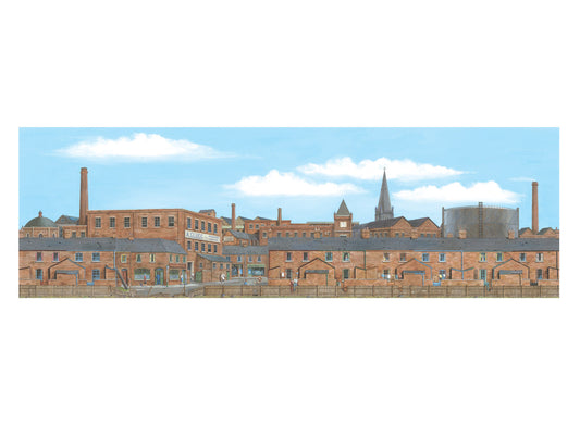 PECO SK-25 Large Old Industrial Town Centre Backscene