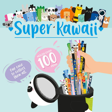 Super Kawaii - 2-In-1 Silicone Pencil Case - Panda