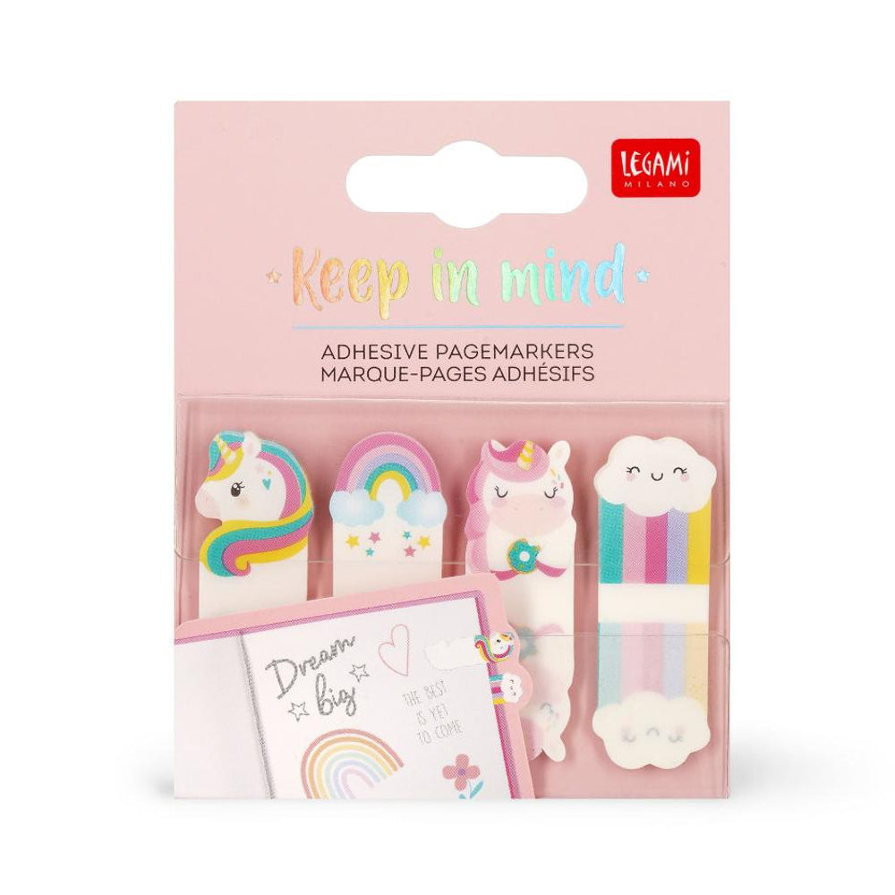 Legami Keep In Mind: Unicorn Adhesive Pagemarkers