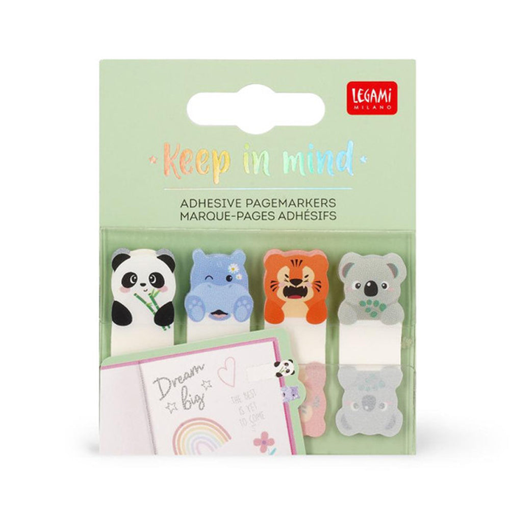Legami Keep In Mind: Cute Animals Adhesive Pagemarkers