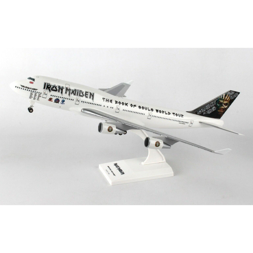 Sky Marks Iron Maiden Boeing 747-400 w/Gear 1:200 Model Plane SKR899