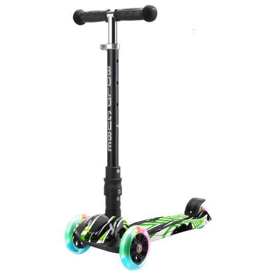 BOLDCUBE Big 3 Wheel Scooter: Swift Green Age 5-10