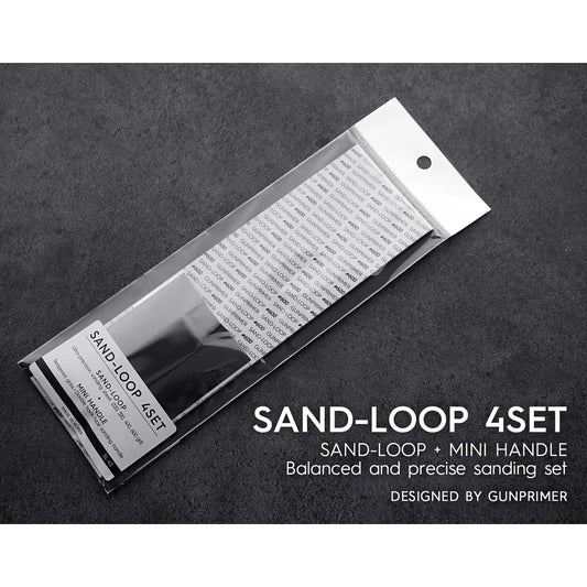 Gunprimer SAND-LOOP FLAT Starter Kit with Handle Sanding Model Kit Tool