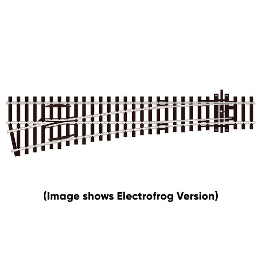 PECO SL-96 Turnout Medium Radius L/H Streamline OO/HO Track