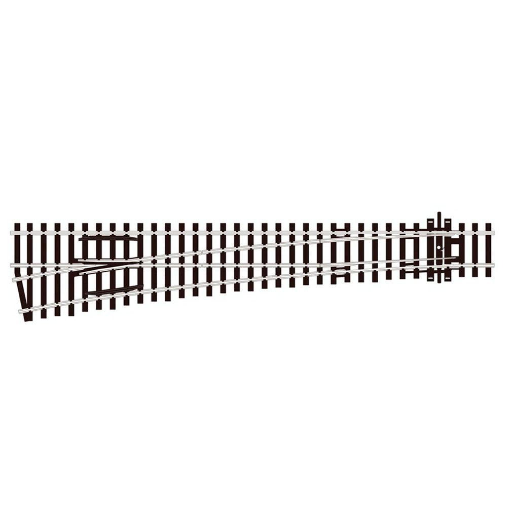 PECO SL-E89 Turnout Large Radius L/H Electrofrog Streamline OO/HO Track
