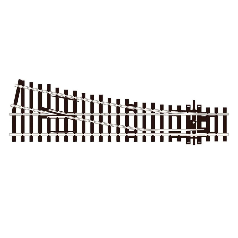 PECO SL-E91 Turnout Small Radius R/H Electrofrog Streamline OO/HO Track
