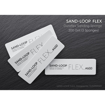 Gunprimer SAND-LOOP FLEX 200 Premium Grit Sanding Sponges (3pcs) Model Kit Tool