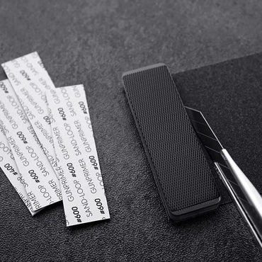 Gunprimer MINI HANDLE Dual Side Tempered Glass SAND-LOOP Holder Model Kit Tool