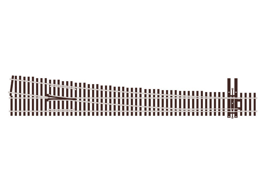 PECO SL-U7081 Turnout C70 #8 RH UNI HO Gauge