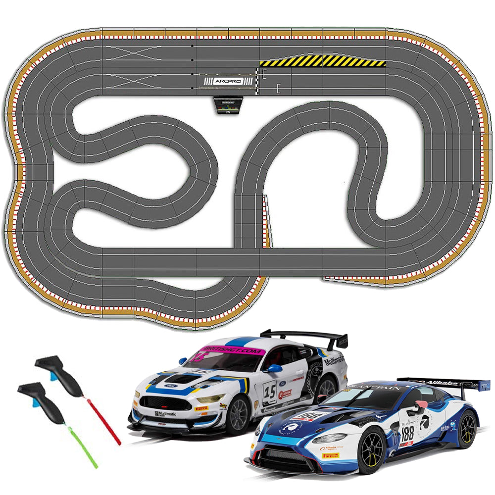 SCALEXTRIC Digital Bundle SL203 Jadlam Layout ARC PRO 2 Car Race of Champions