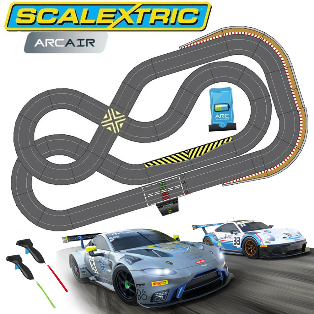 SL5 Scalextric ARC AIR 2-Car GT3 Jadlam Layout