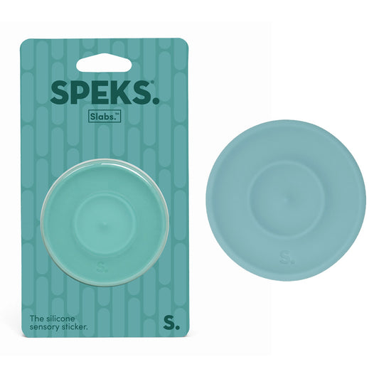 Speks Slabs - Path Green - Silicone Sensory Sticker