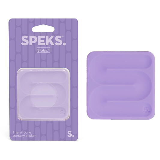 Speks Slabs - Path Purple - Silicone Sensory Sticker