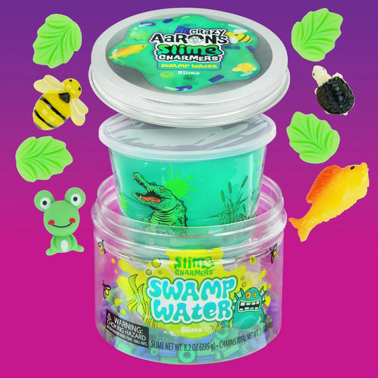 Crazy Aaron's Slime Charmers: Swamp Water  w/Themed Charms