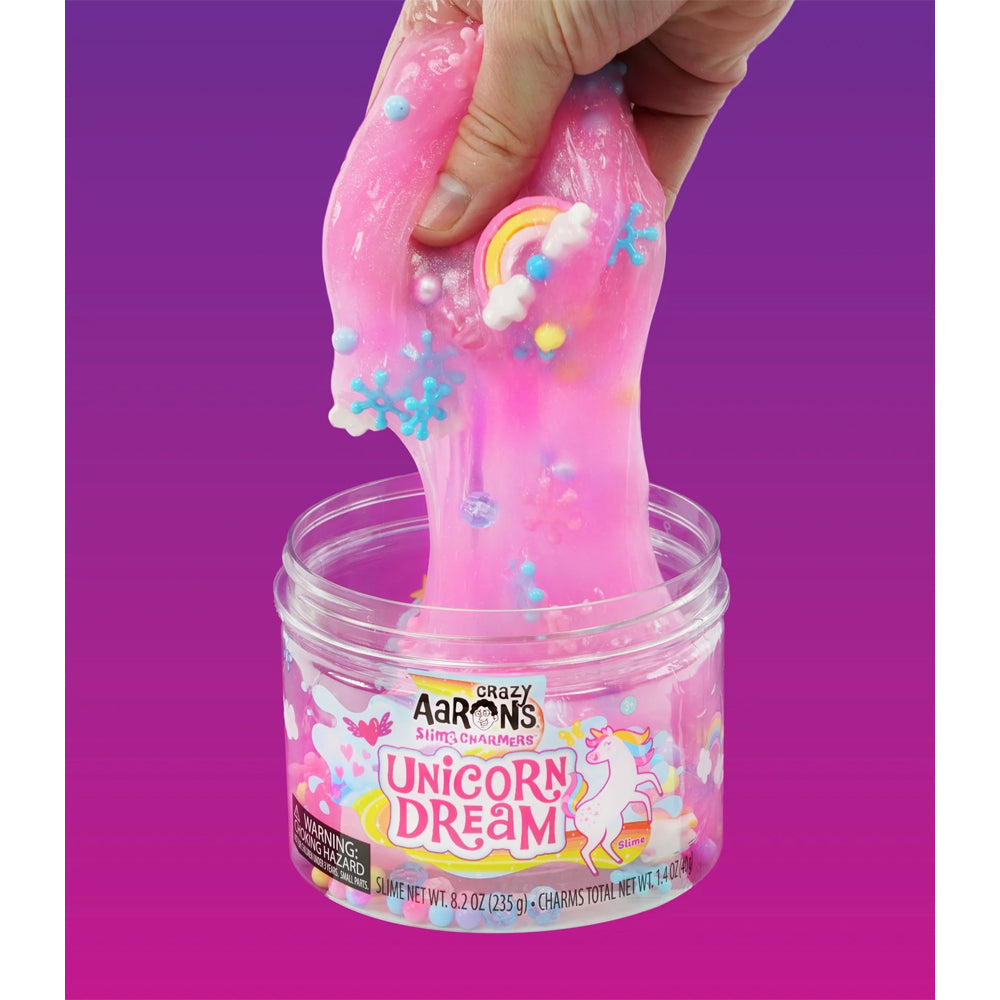 Crazy Aaron's Slime Charmers: Unicorn Dream w/Themed Charms