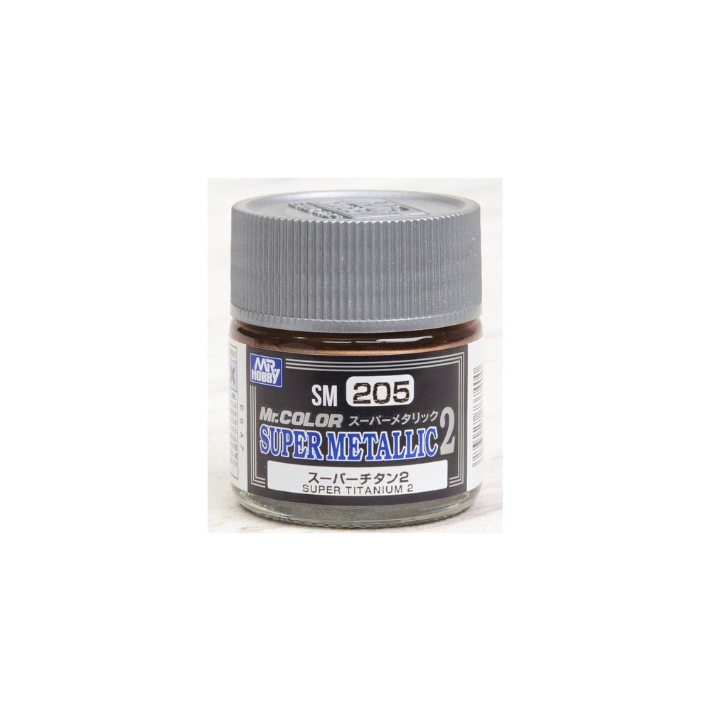 Mr. Hobby Mr. Colour - SM-205 - Super Titanium II Super Metallic II 10ml Paint